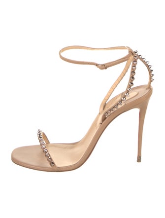 Christian Louboutin So Me 100 Spike Accents Sandals