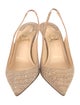 Christian Louboutin Patterned Slingback Pumps