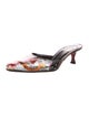 Christian Louboutin PVC Printed Mules