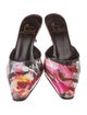 Christian Louboutin PVC Printed Mules
