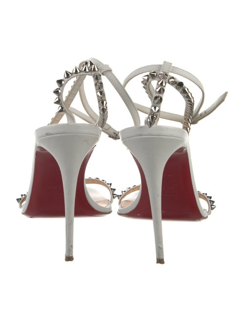 Christian Louboutin Spike Accents Leather Sandals
