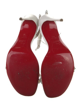 Christian Louboutin Spike Accents Leather Sandals