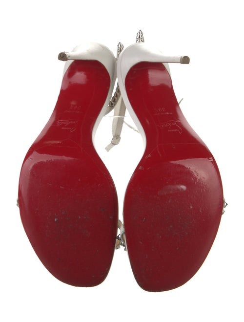 Christian Louboutin Spike Accents Leather Sandals
