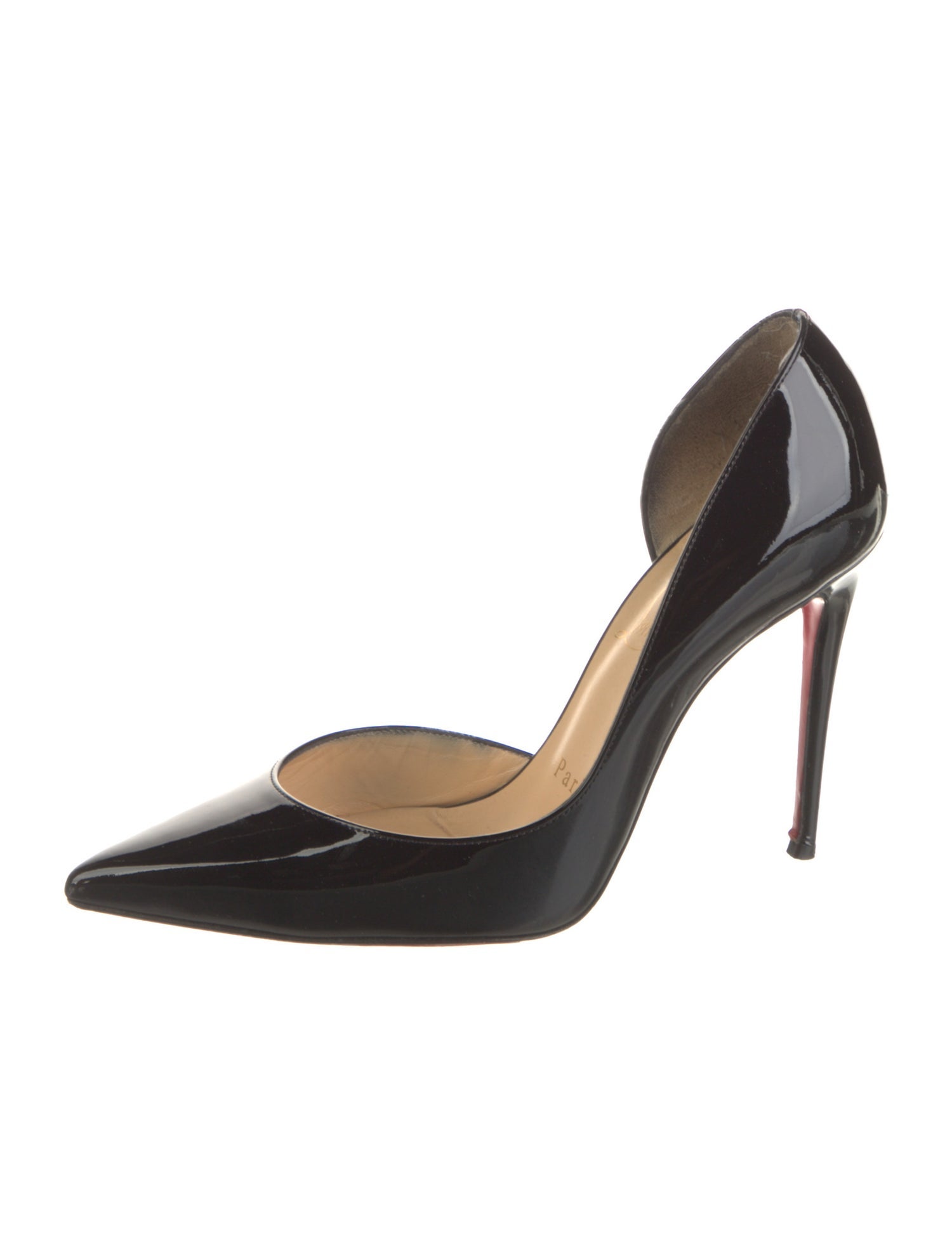 Christian Louboutin Patent Leather D'Orsay Pumps