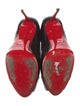 Christian Louboutin Leather Cutout Accent Pumps