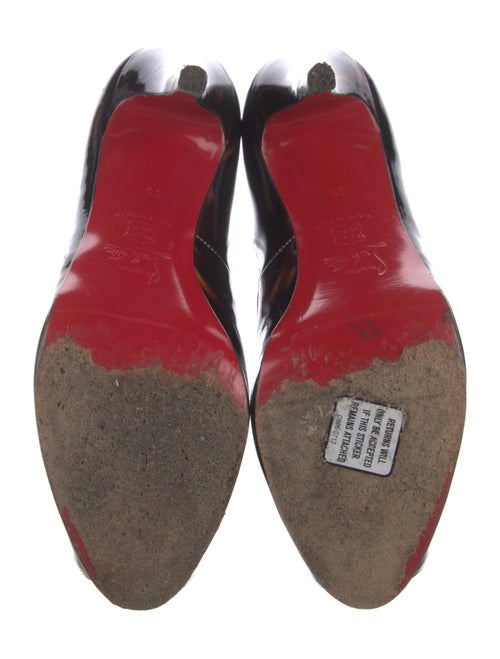 Christian Louboutin Patent Leather Printed Pumps