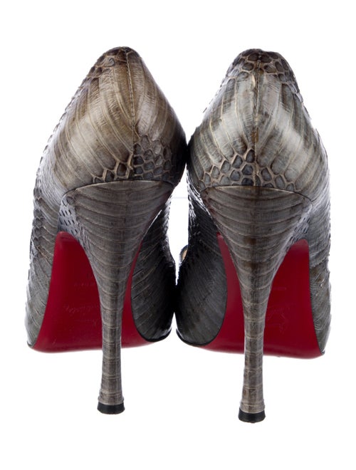 Christian Louboutin Snakeskin Animal Print Pumps