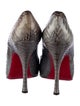Christian Louboutin Snakeskin Animal Print Pumps
