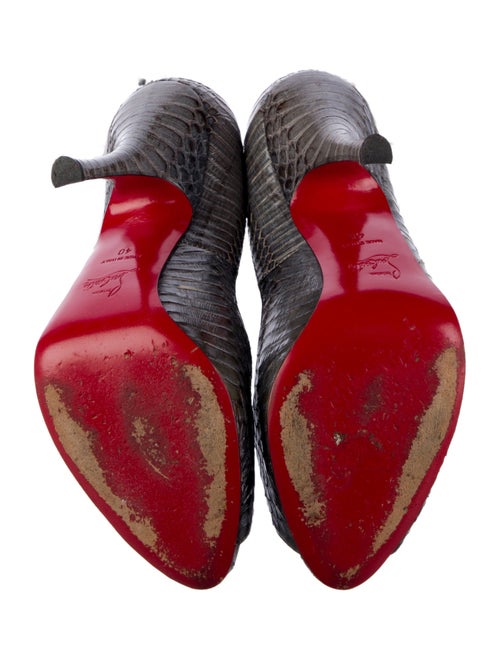 Christian Louboutin Snakeskin Animal Print Pumps