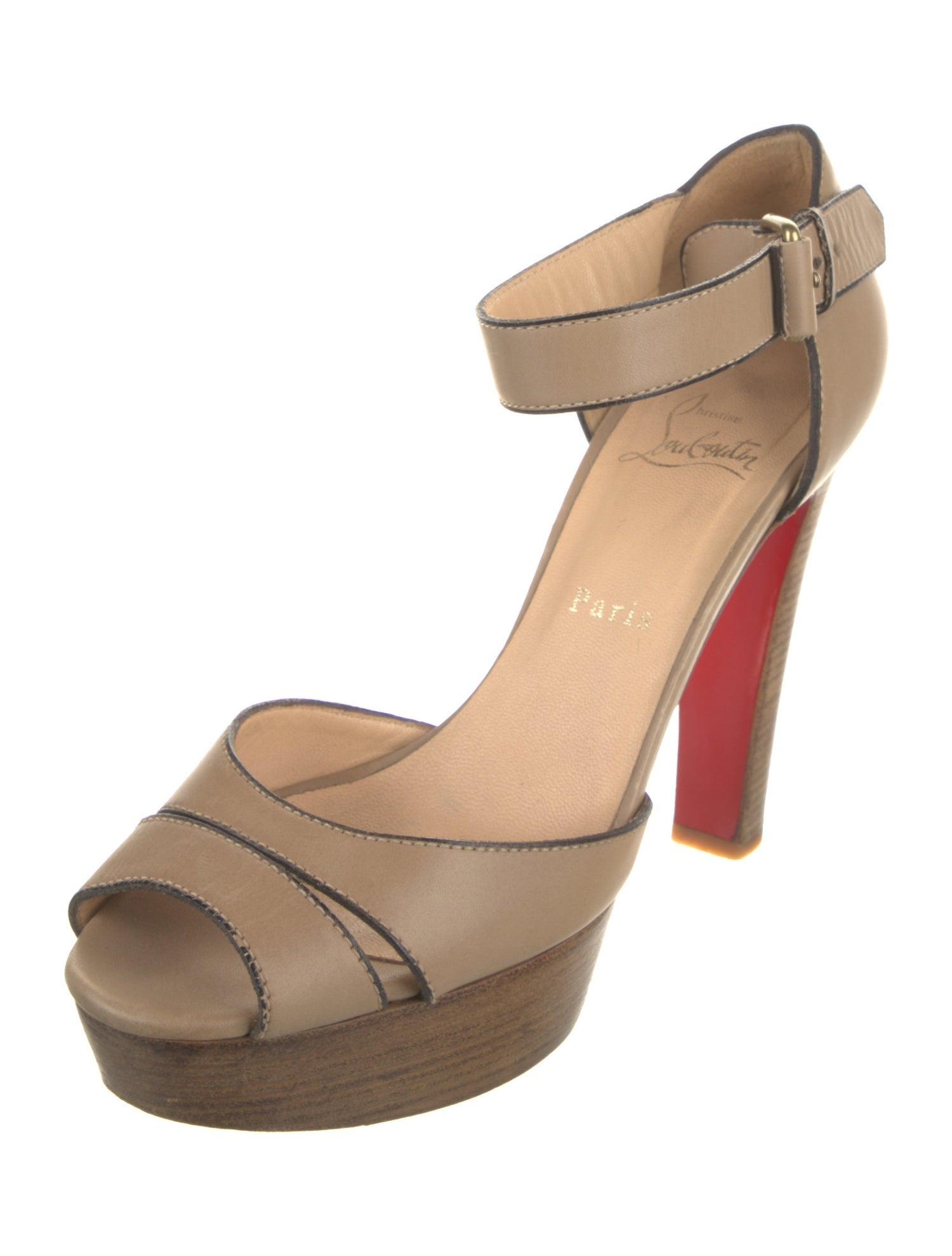 Christian Louboutin Leather D'Orsay Pumps