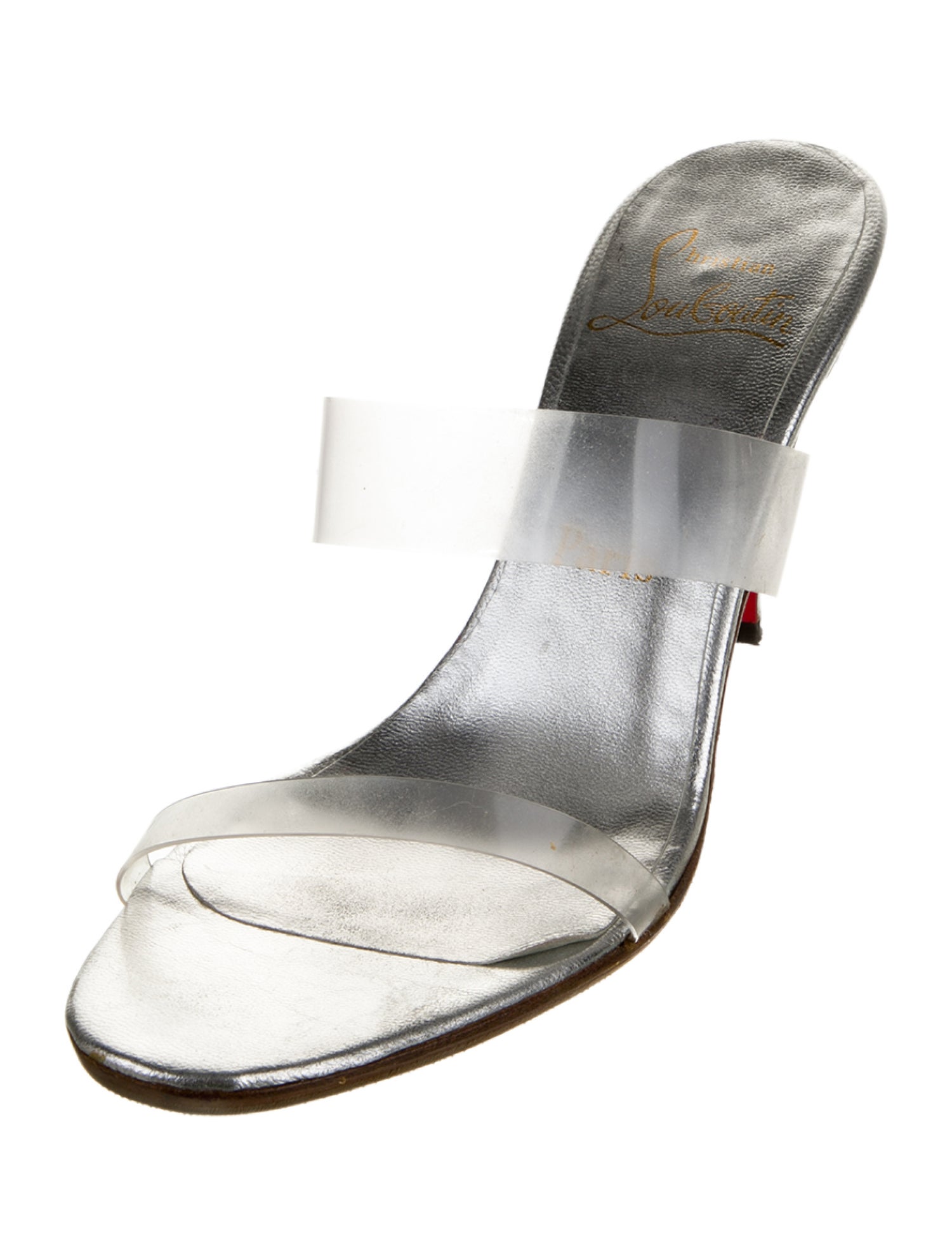 Christian Louboutin Leather Slides