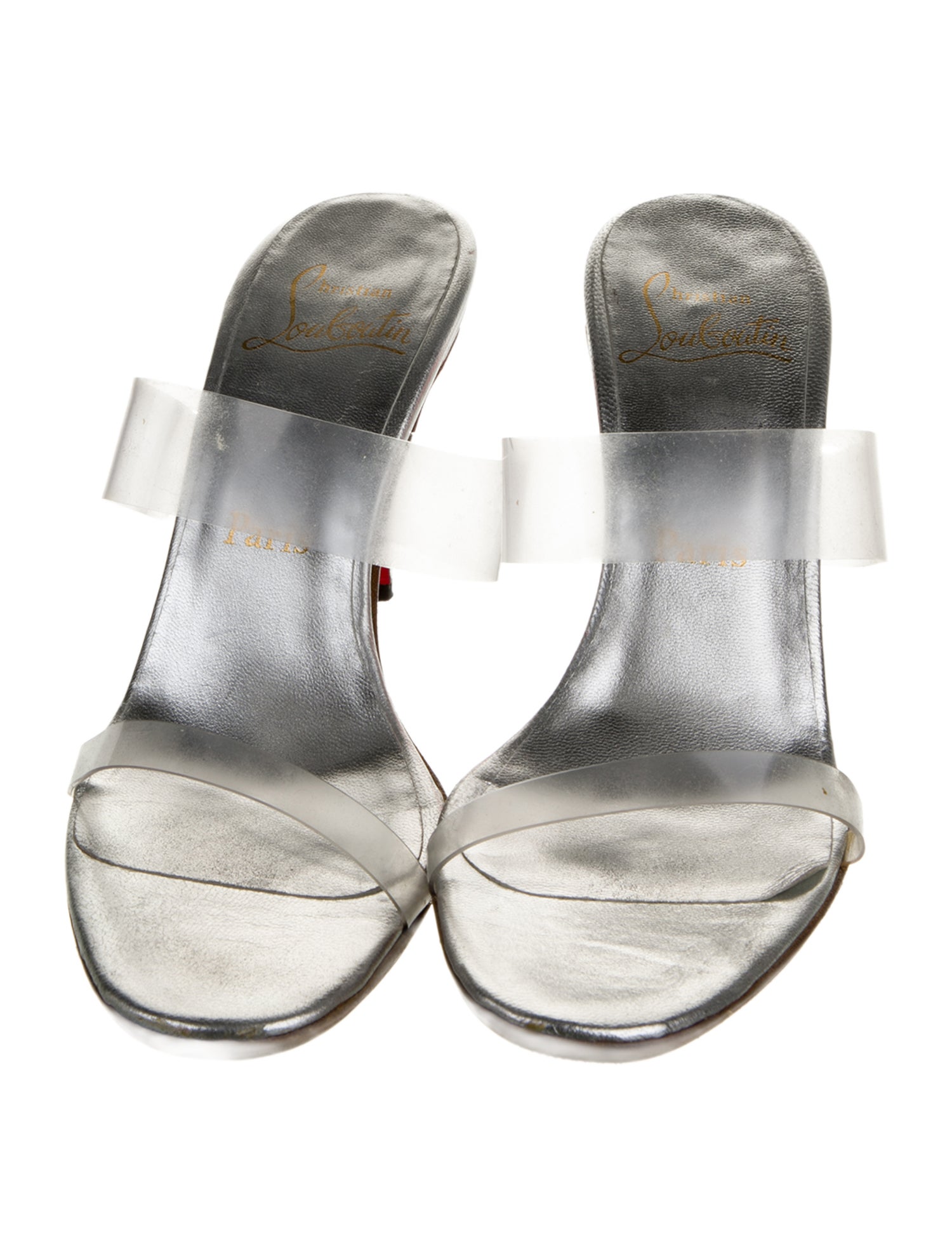 Christian Louboutin Leather Slides