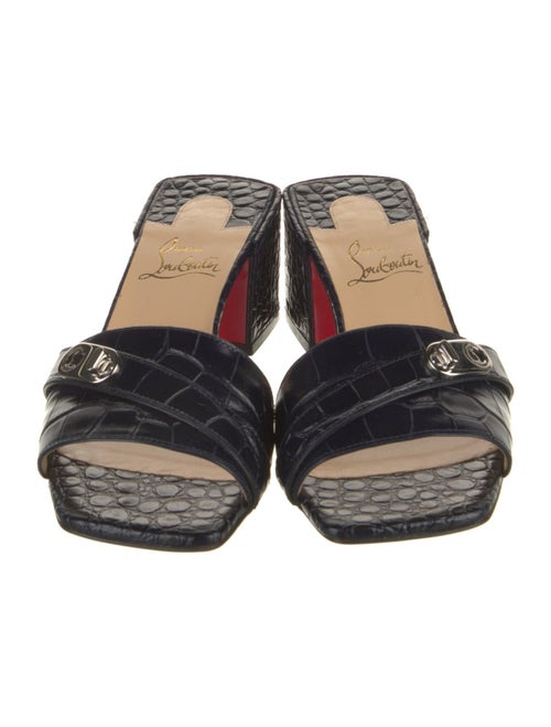 Christian Louboutin Leather Slides
