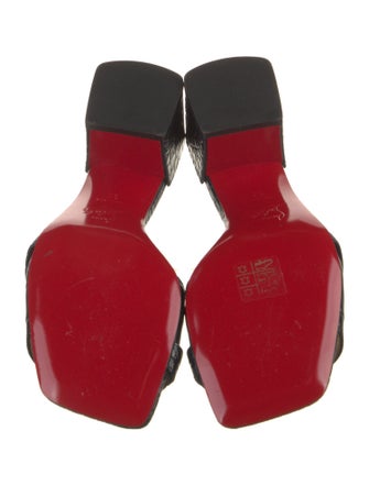 Christian Louboutin Leather Slides