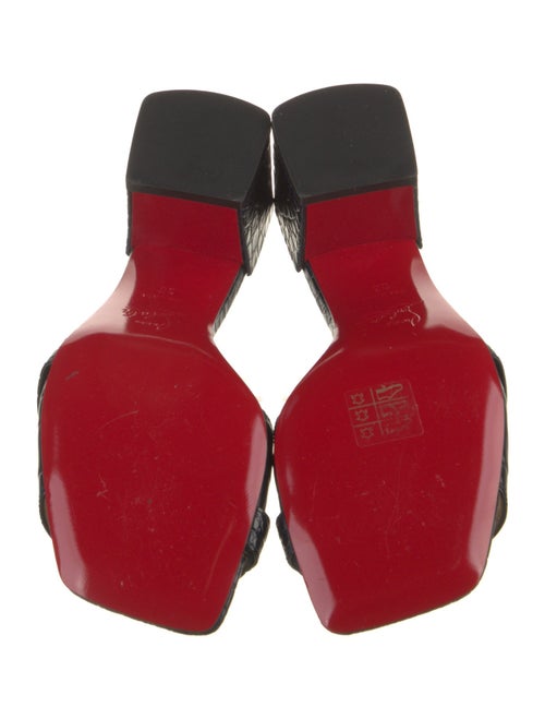 Christian Louboutin Leather Slides