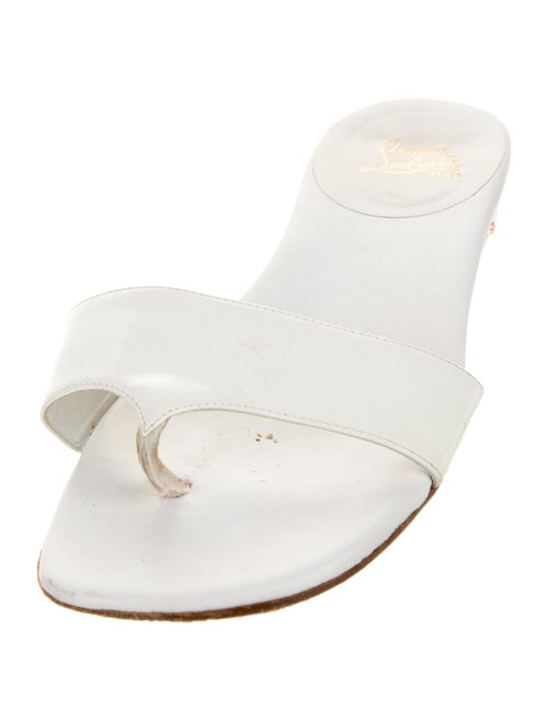 Christian Louboutin Patent Leather Slides