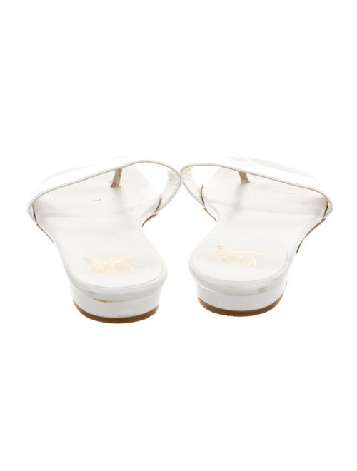 Christian Louboutin Patent Leather Slides