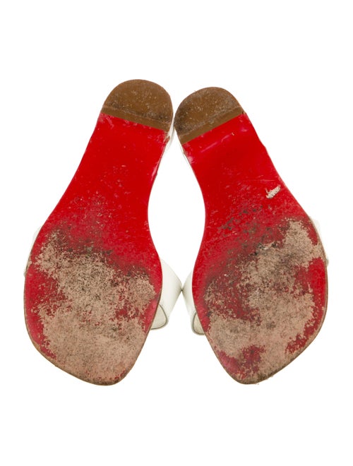 Christian Louboutin Patent Leather Slides