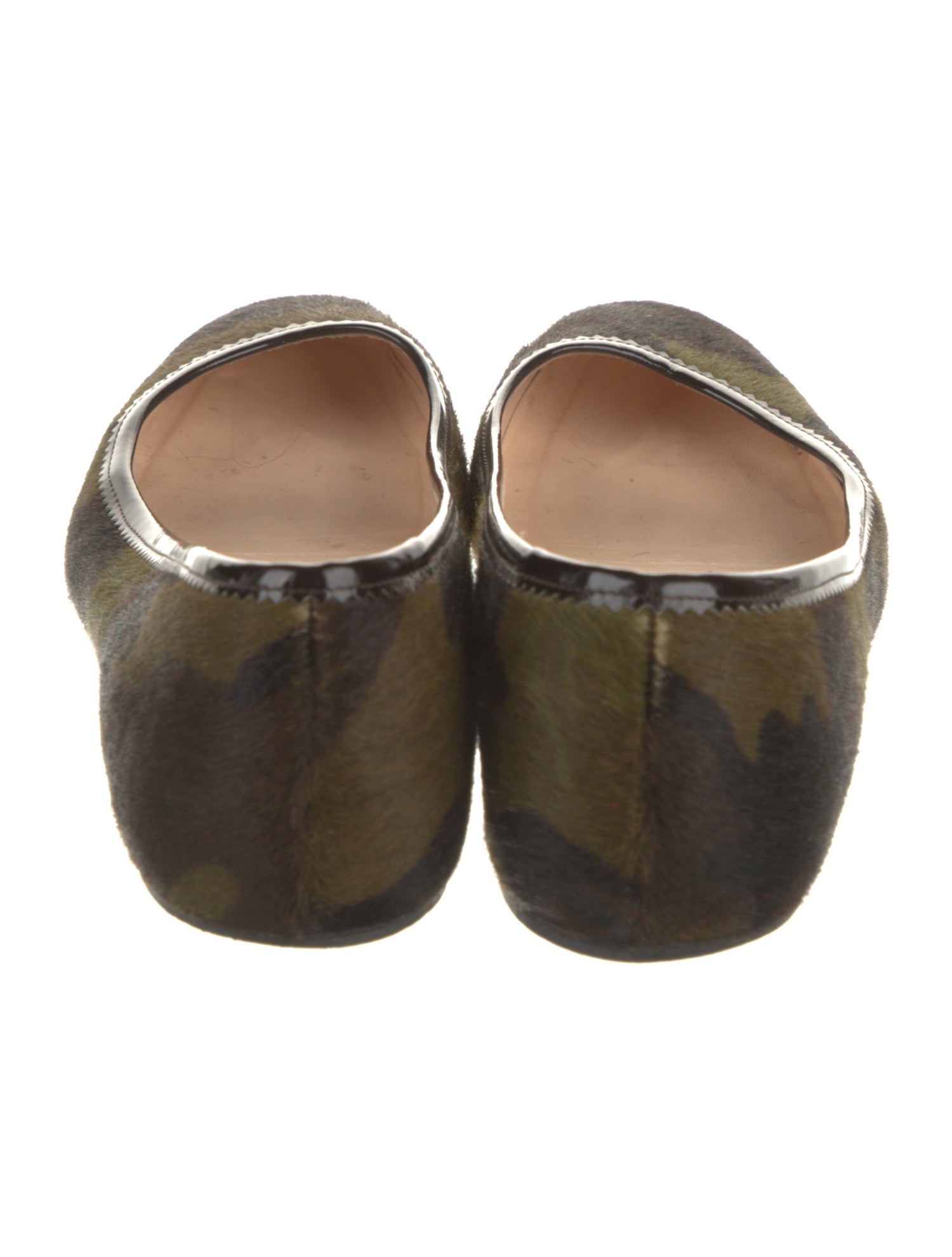 Christian Louboutin Ponyhair Printed Ballet Flats