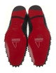 Christian Louboutin Spike Accents Suede Slippers