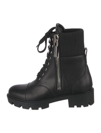 Christian Louboutin Leather Combat Boots