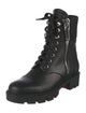 Christian Louboutin Leather Combat Boots