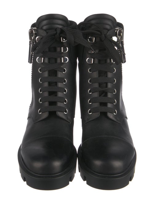 Christian Louboutin Leather Combat Boots