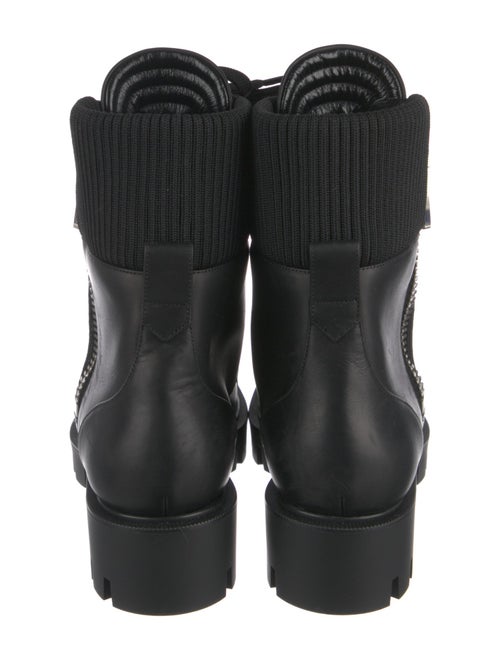 Christian Louboutin Leather Combat Boots