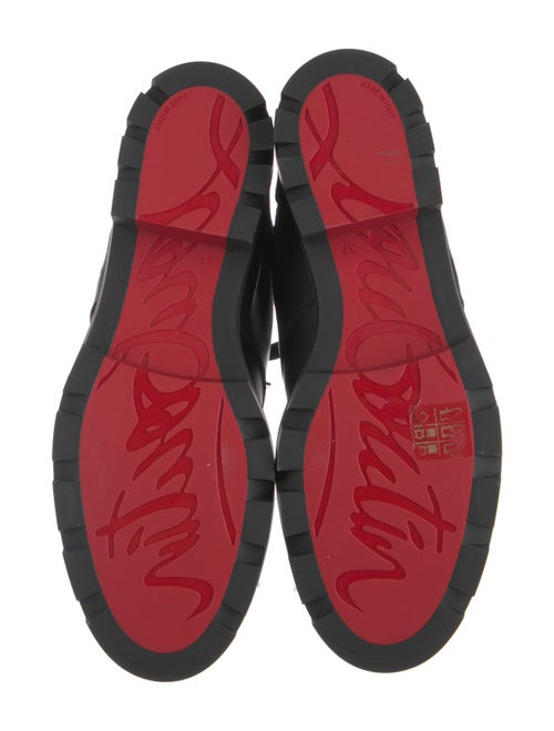 Christian Louboutin Leather Combat Boots