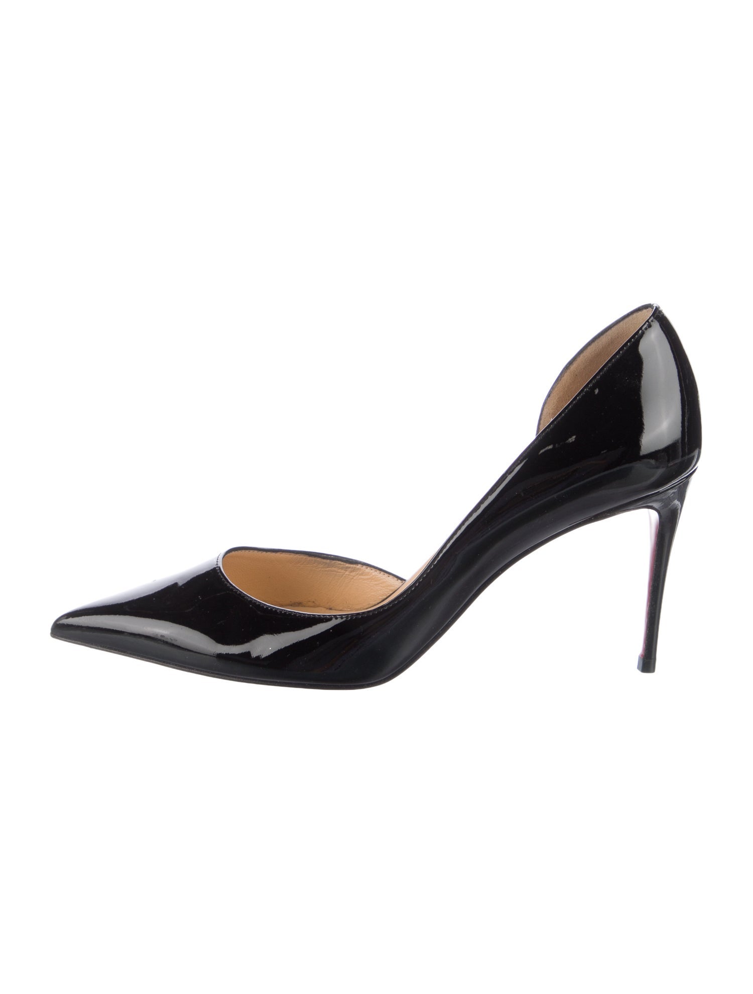 Christian Louboutin Patent Leather D'Orsay Pumps