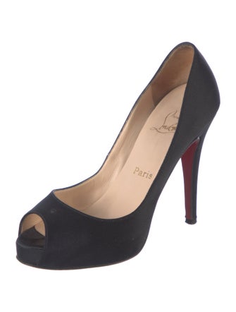 Christian Louboutin Satin Pumps