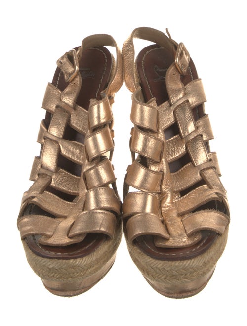 Christian Louboutin Leather Slingback Sandals