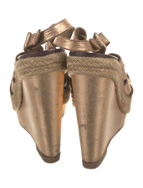 Christian Louboutin Leather Slingback Sandals