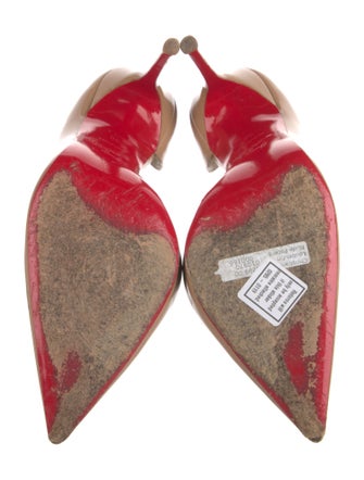 Christian Louboutin Patent Leather D'Orsay Pumps