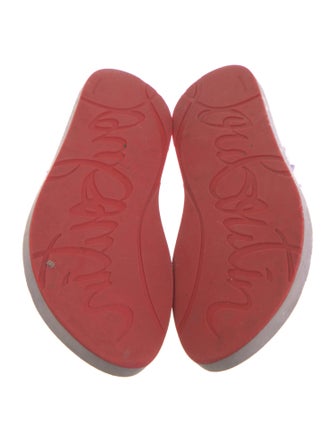 Christian Louboutin Spike Accents Rubber Flip Flops