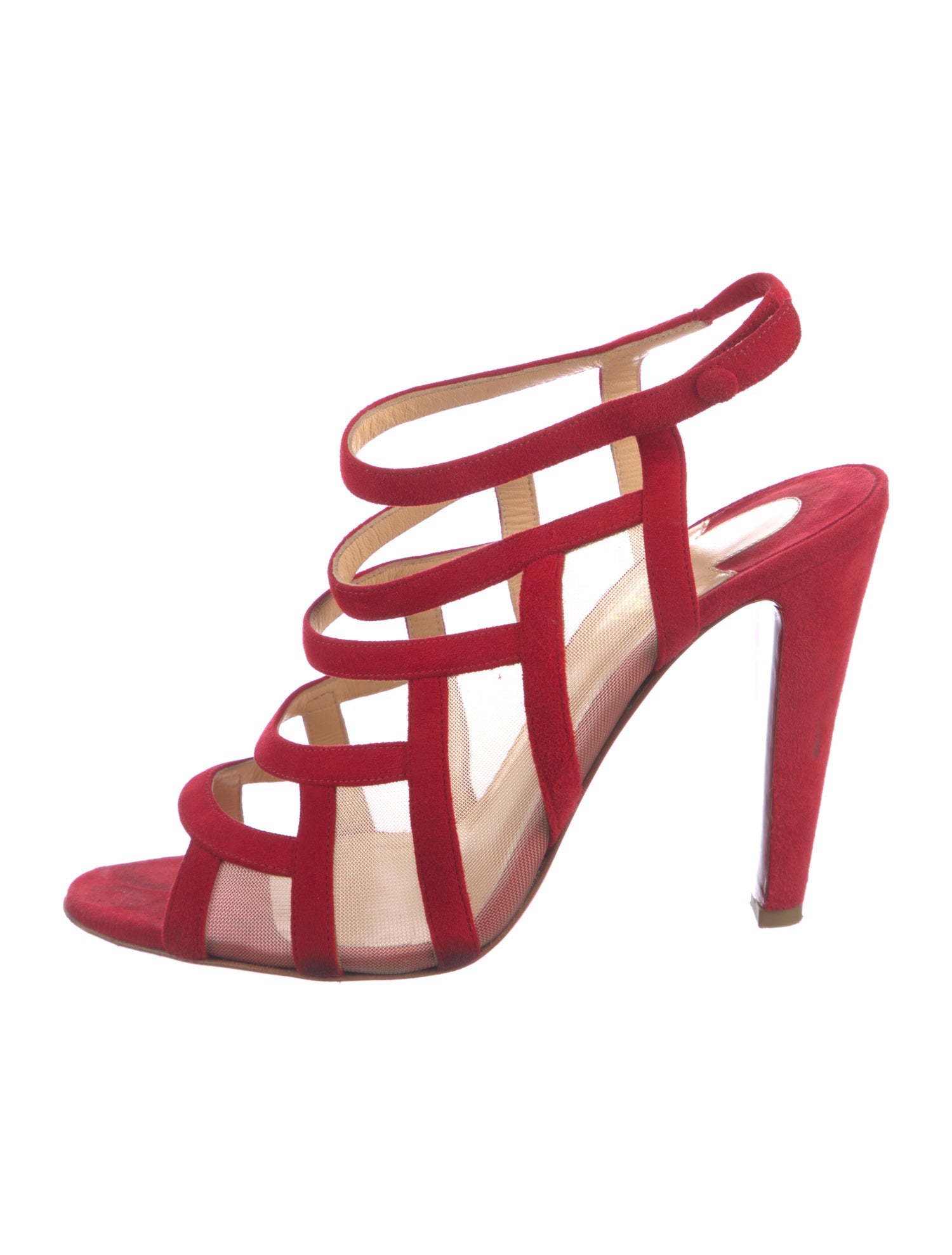 Christian Louboutin Tititata 100 Suede Gladiator Sandals