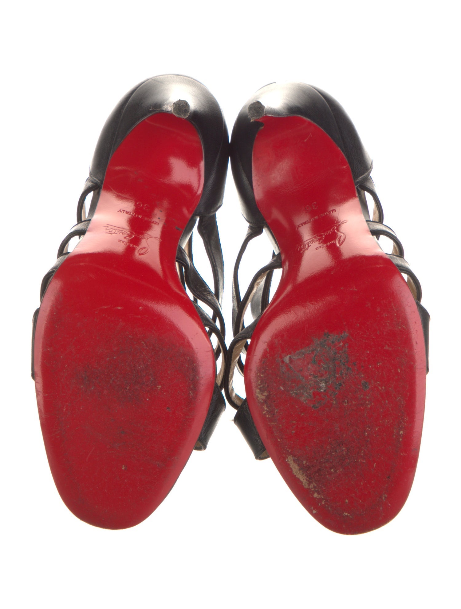 Christian Louboutin Leather Gladiator Sandals