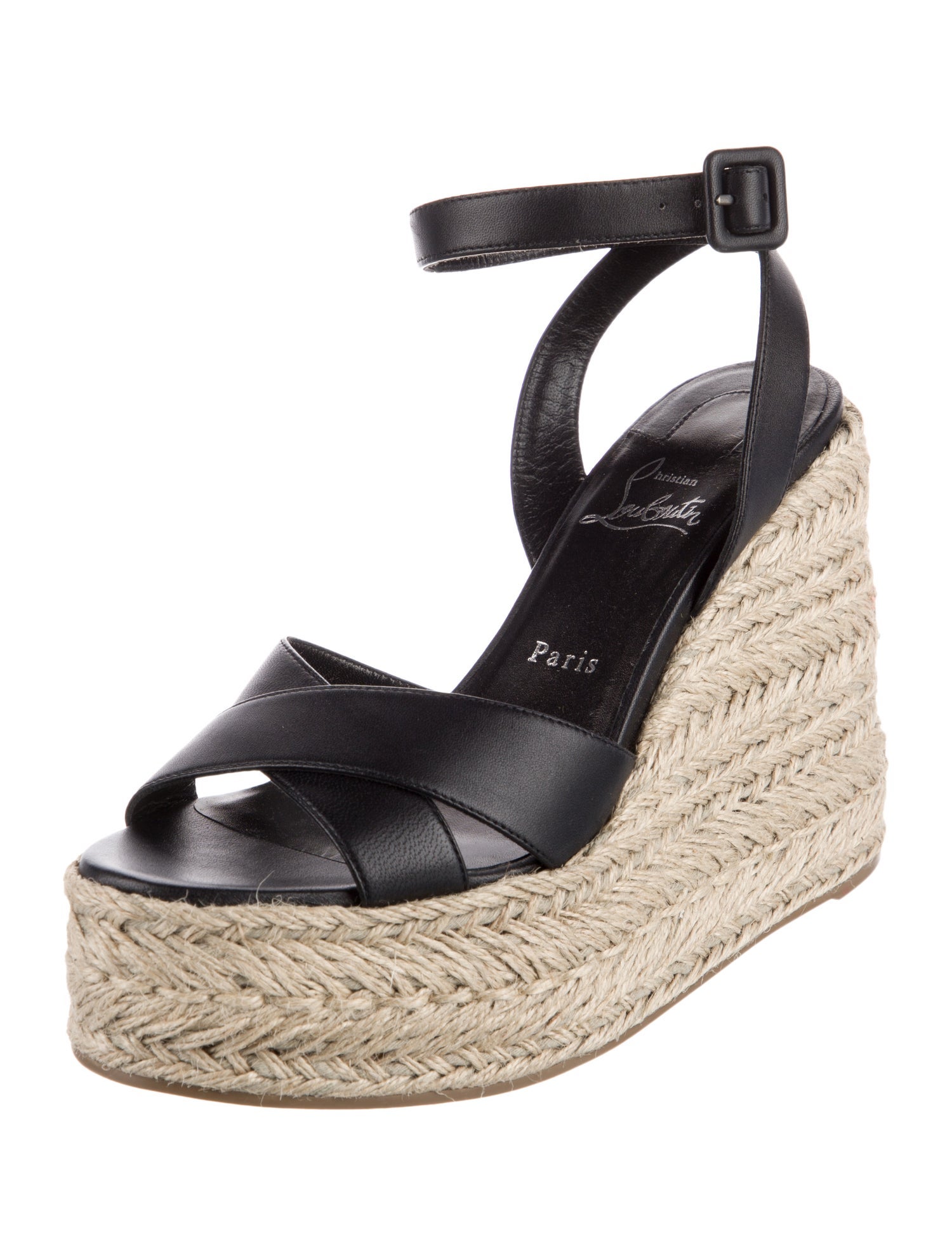 Christian Louboutin Leather Espadrilles