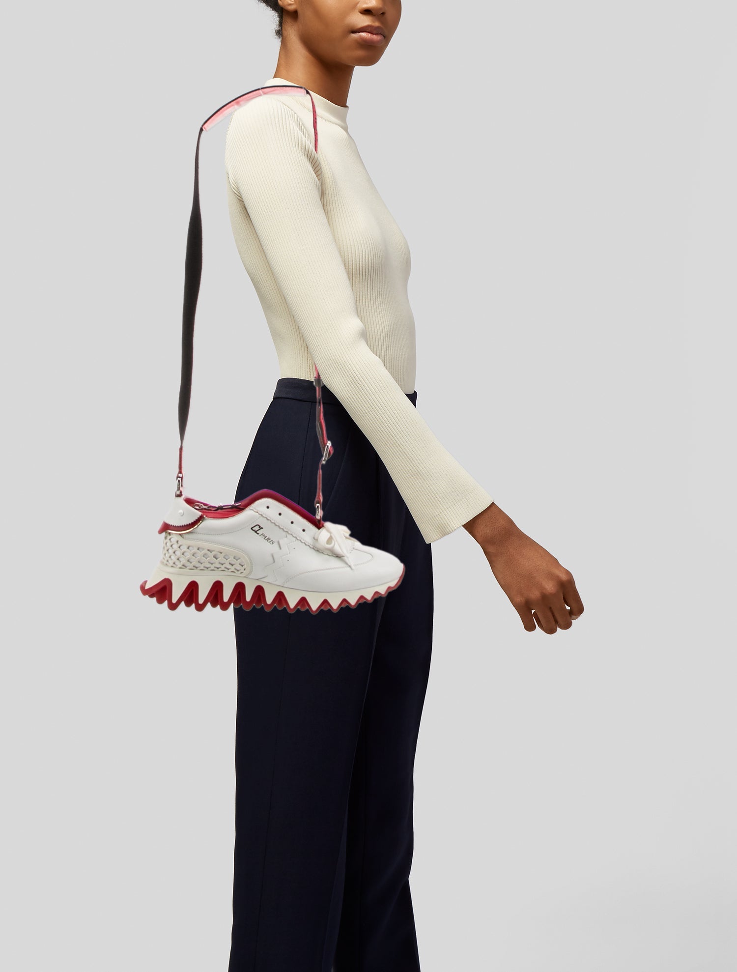 Christian Louboutin Leather Loubishark Charm