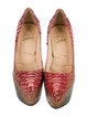 Christian Louboutin Snakeskin Animal Print Pumps