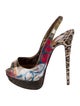 Christian Louboutin Trash 150 PVC Slingback Sandals