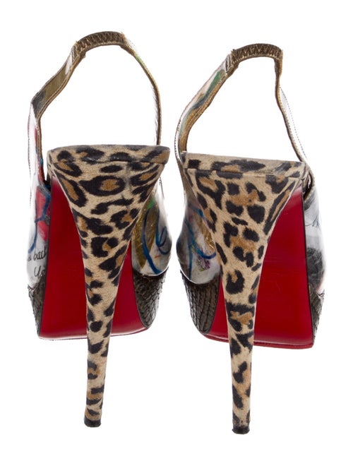 Christian Louboutin Trash 150 PVC Slingback Sandals