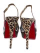 Christian Louboutin Trash 150 PVC Slingback Sandals