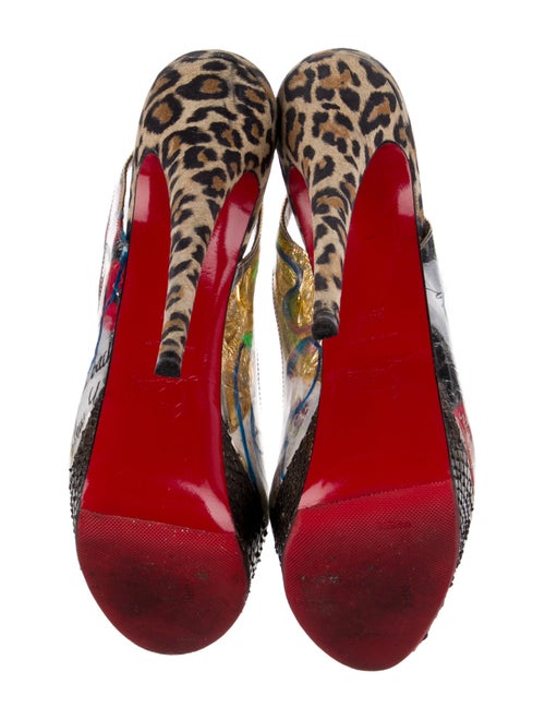Christian Louboutin Trash 150 PVC Slingback Sandals