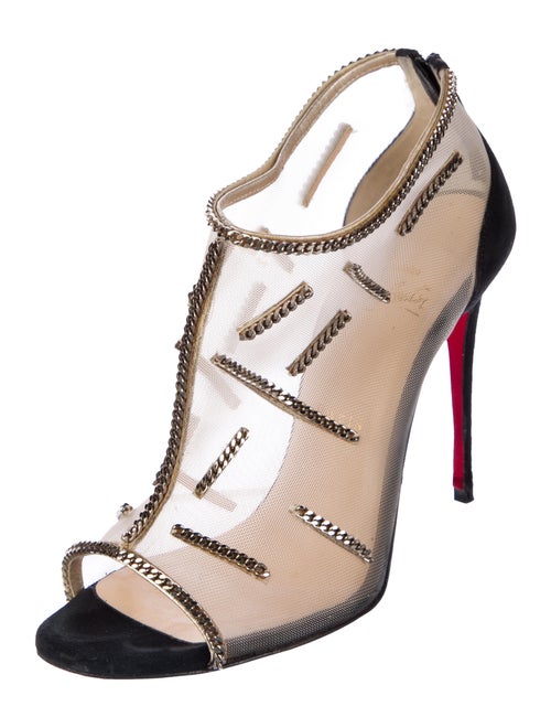 Christian Louboutin Mesh Mesh Accents Boots