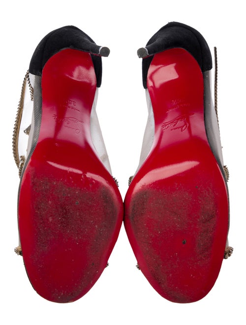 Christian Louboutin Mesh Mesh Accents Boots