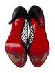 Christian Louboutin Satin Mesh Accents Pumps