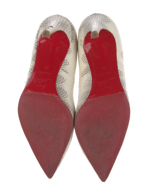 Christian Louboutin Leather Animal Print Pumps