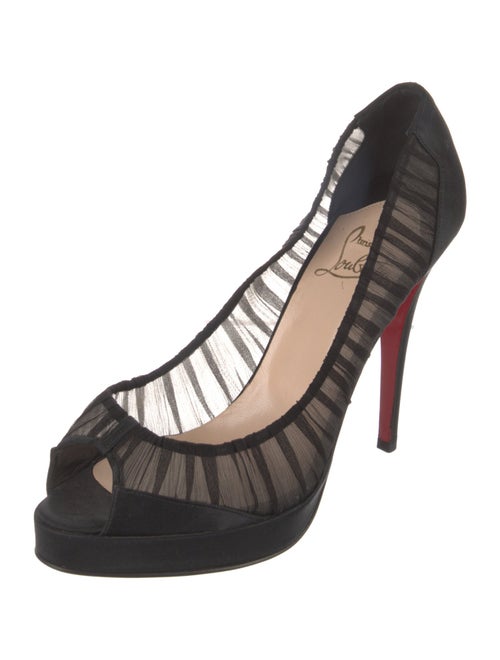 Christian Louboutin Mesh Mesh Accents Pumps