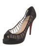 Christian Louboutin Mesh Mesh Accents Pumps